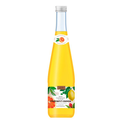 Газированный напиток Грейпфрут-лимон 0,5 л, стекло (6 шт)