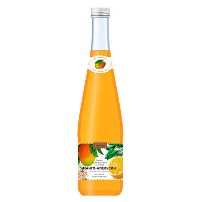 Газированный напиток Манго-апельсин 0,5 л, стекло (6 шт)